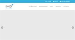 Desktop Screenshot of integratedmedicaldata.com