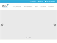 Tablet Screenshot of integratedmedicaldata.com